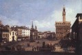 der Piazza della Signoria in Florenz städtischen Bernardo Bellotto